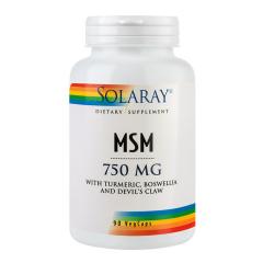 MSM 750mg, 90 capsule vegetale, Secom
